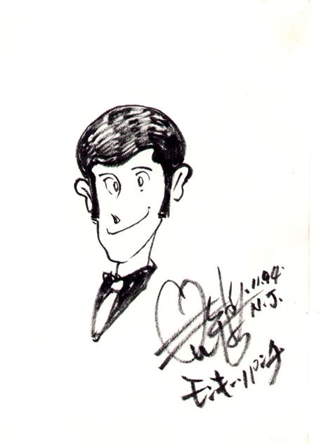 Monkey Punch Lupin Iii Sketch In Dave Morriss Anime And Animator