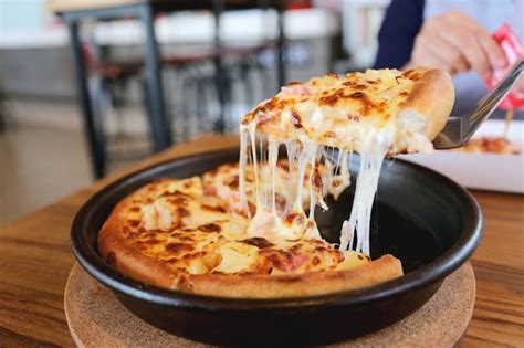 Premium Photo Traditional Of Hot Cheese Pizza On Pan
