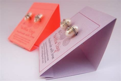 Make sure you have them printed prior to attaching them or you. DIY Earring Cards ~ WireBliss