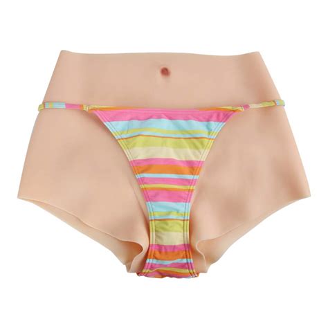 Mypersian Realistic Silicone Vaginal Panties Fake Anus Pussy Underwear