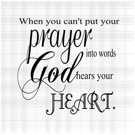 When You Cant Put Your Prayer Into Words God Hears Your Etsy