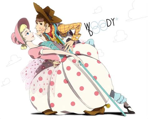 Woody And Bo Peep From Toy Story Woody Toy Story Toy Story Movie