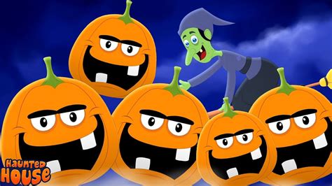 Five Little Pumpkins Halloween Cartoon Video And Spooky Rhyme For Kids