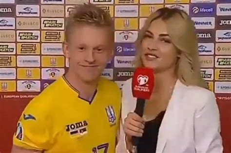 Man city star oleksandr zinchenko. Zinchenko bacia Vlada Sedan in tv, chi è la bella giornalista