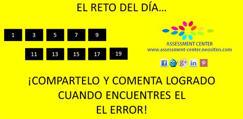 Las pruebas que te hemos propuestos ayudan a comprobar con qué rapidez la segunda parte de este test constó de diferentes juegos pensados para ayudar a tu cerebro a ser. Reto del día, encuentra el error! #JuegosMentales # ...