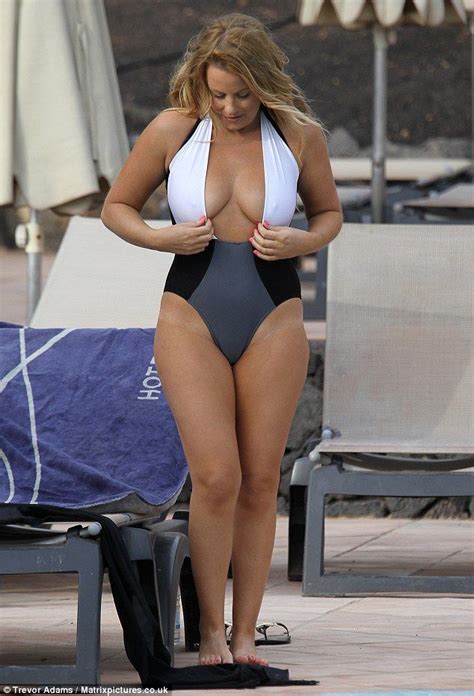 Selina Waterman Smith Puts Her Incredible Curves On Display Swimwear Plunge Swimsuit Swimsuits