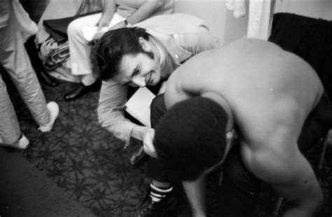 Professional Boxer Muhammad Ali Sitting Unidentified Editorial Stock