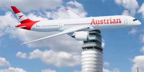 Boeing 787 9 Austrian Airlines Bereitet Dreamliner Wartung Vor