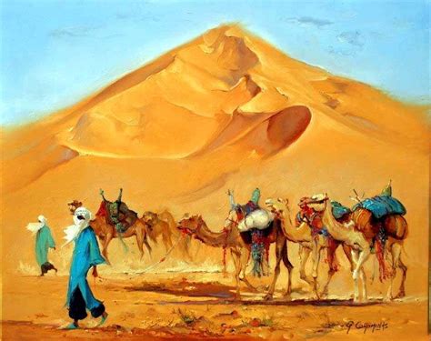 Tuareg Georges Corominas Painting Art Projects Art Inspiration