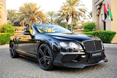 Fonds Decran Bentley Startech Continental Gt Noir Luxe Voitures