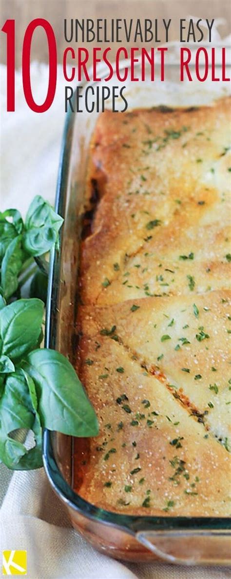 When warm pour soup mix over the chicken roll. 10 Unbelievably Easy Crescent Roll Recipes | Crescent roll ...