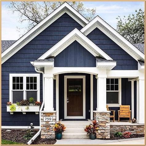 Make Your Home Glow With Blue Exterior House Colors 99bestdecor