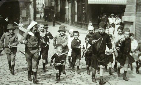 The Charge Children Play War Games On The Streets Of Paris During