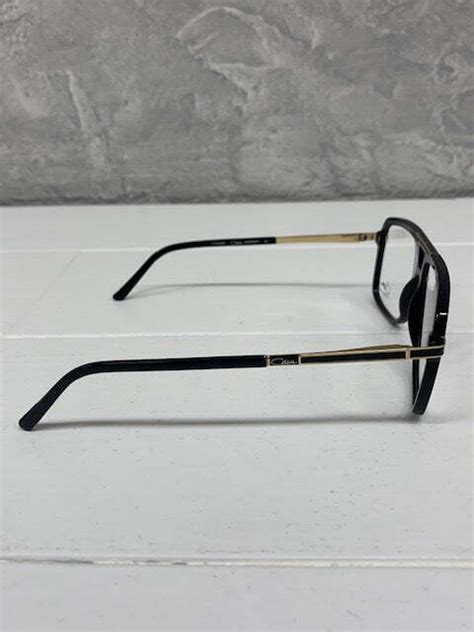 authentic cazal 6018 001 shiny black gold plastic eyeglasses 58 mm 4251386511086 ebay