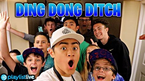 ding dong ditching with fans at playlist live youtube