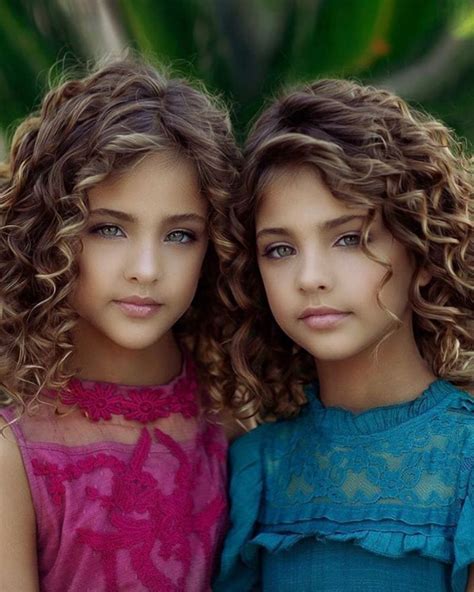 the most beautiful twins in the world ava marie and leah rose clements ️ beautiful little