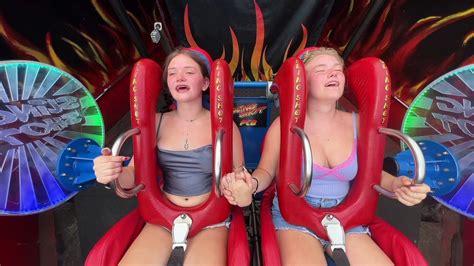 Girls Passing Out Funny Slingshot Ride Compilation Video Dailymotion