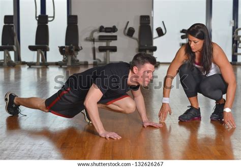 Female Personal Trainer Working Her Trainee Stock Photo Edit Now