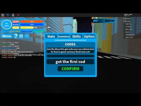 Go to menu > option > codes then copy and paste the code into the window and click confirm. New 2 Codes On Boku No Roblox: Remastered - YouTube