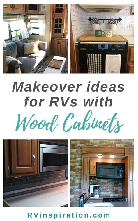7 Ideas For Updating Rvs With Wood Cabinets Without Painting Them