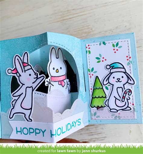 Snow Bunnies Lawn Fawn Stamptember Exclusive Creative Chick