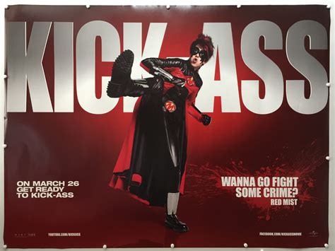 Kick Ass 2010 Advance Red Mist Uk Quad The Poster Collector