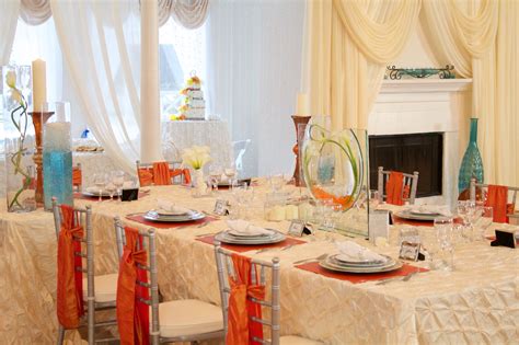 Orange Wedding | Decor, Design, Room design
