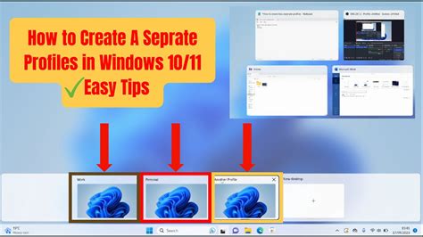 How To Use Task View And Create Separate User Profiles In Windows 10 And 11