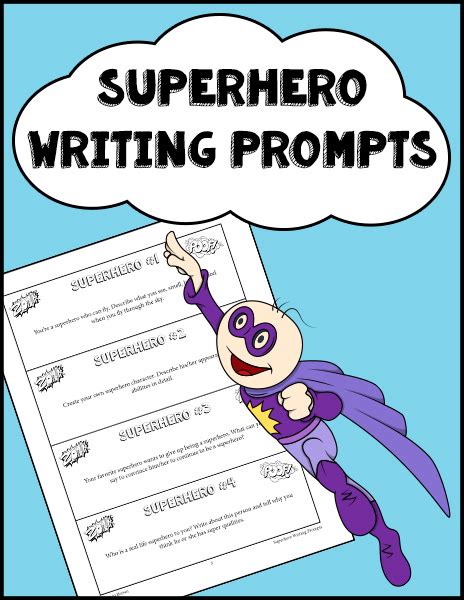 5 Superhero Writing Prompts