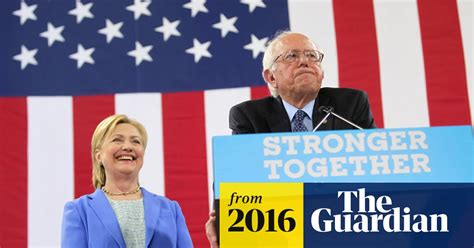 Hillary Clinton Campaign Blames Leaked Dnc Emails About Sanders On Russia Democrats The Guardian