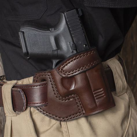 Quickship Sig P365 OWB Leather Holster - Texas Strong Side