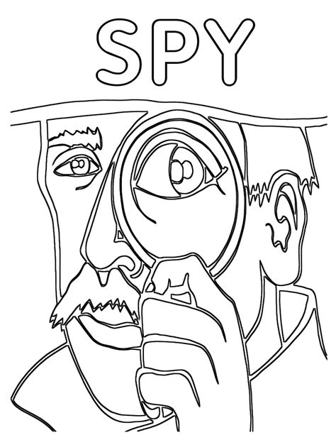 Spy coloring pages | Coloring pages to download and print