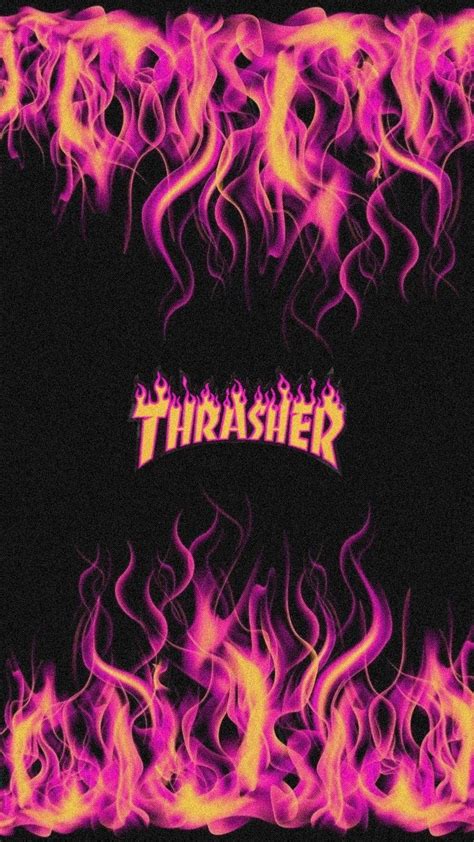 Thrasher Flame Skate Wallpaper In 2020 Iphone Wallpaper Tumblr
