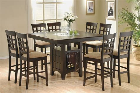 Consider whether additional storage space is necessary, and how you can enlarge or repurpose the kitchen. Square Kitchen Table Seats 8 - Modern Home Design | Square ...