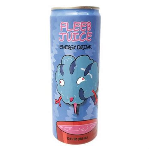 Rick And Morty Fleeb Juice Energy Drink 12 Oz Can