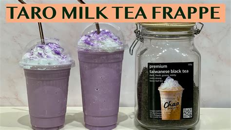 Frappe Series Taro Milk Tea Frappe Recipes For 16 And 22 Oz Youtube