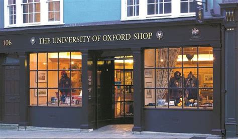 The University Of Oxford Shop Has Many Windows