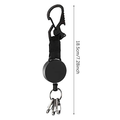 Et Citys New Resilience Rope Elastic Keychain Recoil Sporty Retractable