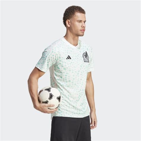 Adidas Mexico Womens Team 23 Away Jersey White Mens Soccer