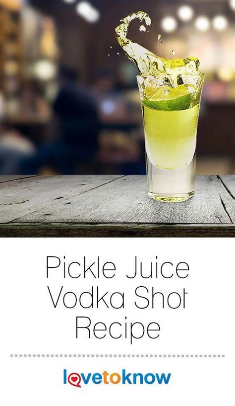 Pickle Juice Vodka Shots Are An Out Of The Ordinary Cocktail That You Can Serve At Any Party Or