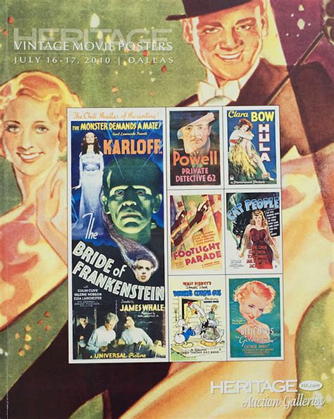 Heritage Auctions Vintage Movie Poster Auction 2010 Us Catalog
