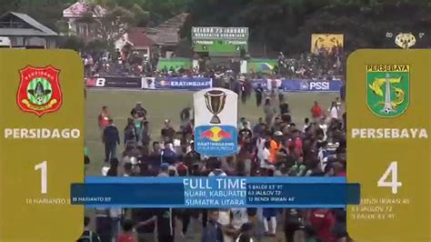 Piala Indonesia Persebaya Hajar Persidago 4 1 Tiket Perempat Final Di Depan Mata Bola