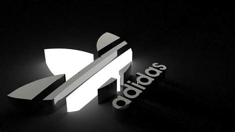 Adidas Black And White Logo 1920 X 1080 Hdtv 1080p Wallpaper