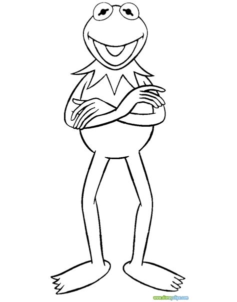 Muppets Coloring Pages Kermit Coloring Pages