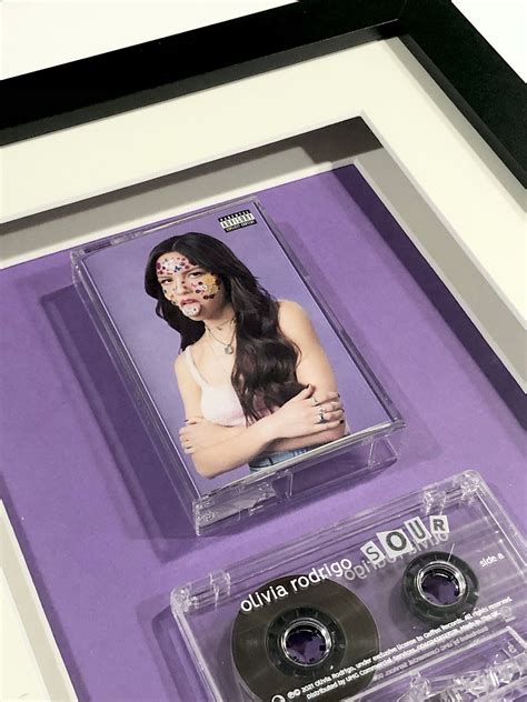 Olivia Rodrigo Sour Framed Tape Cassette Etsy Uk In 2022 Cassette
