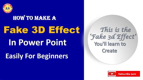 Fake 3d Effect In Power Point Presentation Youtube