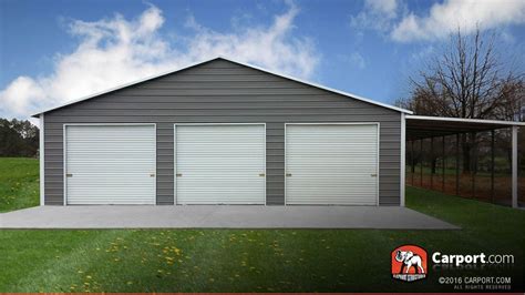 The cost of building a garage. Custom Three Car Garage at 30' Wide x 31' Long x 8' High ...