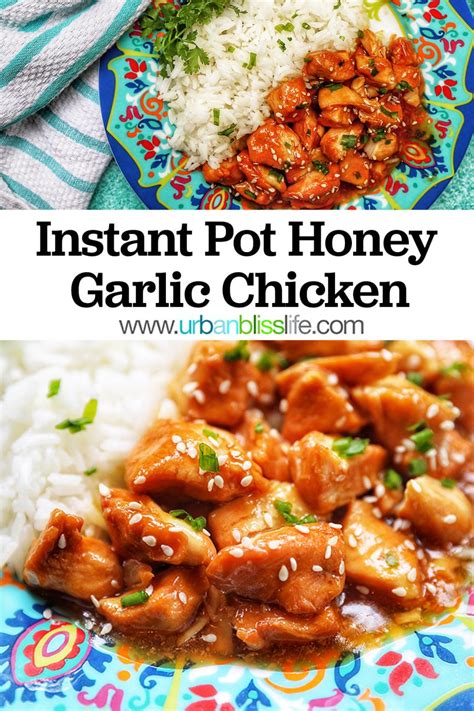 If you are looking for an easy pressure cooker chicken recipe, then you. Instant Pot Honey Garlic Chicken - Urban Bliss Life