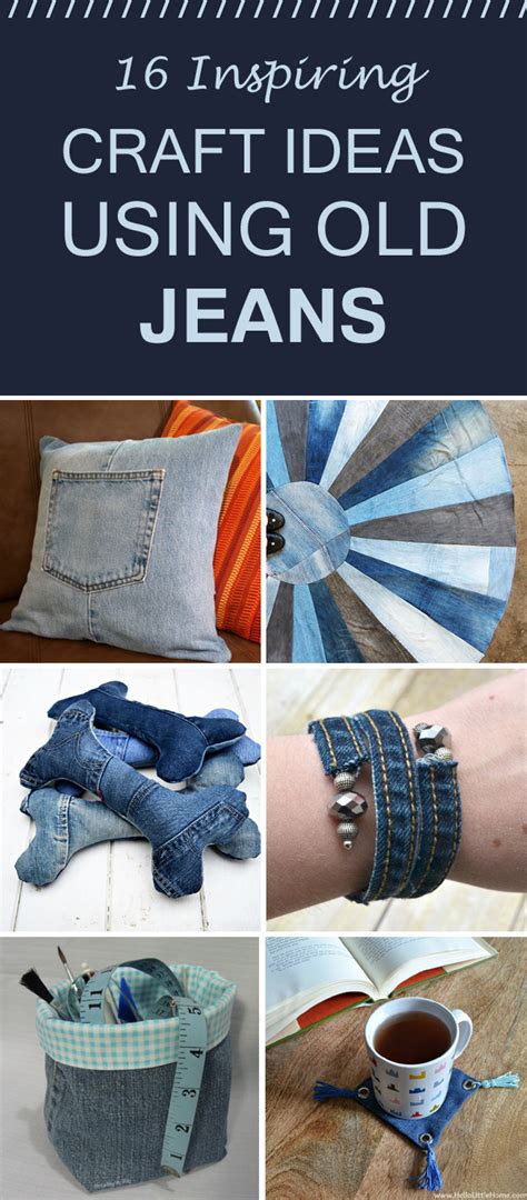 16 Inspiring Craft Ideas Using Old Jeans Craft Lovers