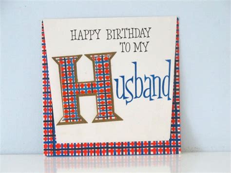 Vintage Hallmark Birthday Card Husband Etsy